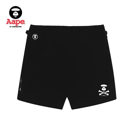 Aape男装春夏猿颜字母印花标签装饰挂包休闲短裤6628XXG商品大图