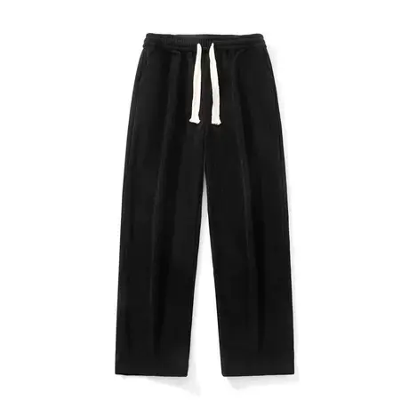 灯芯绒裤子男款春秋季2023新款直筒休闲裤潮牌卫裤男生阔腿长裤商品大图