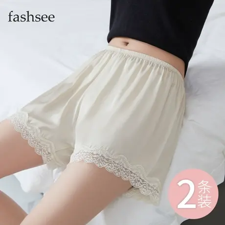 安全裤女防走光夏季薄款蕾丝白色打底裤宽松可外穿不卷边保险短裤商品大图