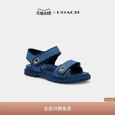 【新品】COACH/蔻驰女士BRYNN凉鞋休闲舒适设计感高级感商品大图