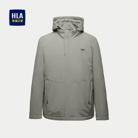 HLA/海澜之家可脱卸帽羽绒服秋冬小标点缀鸭绒保暖外套男商品大图