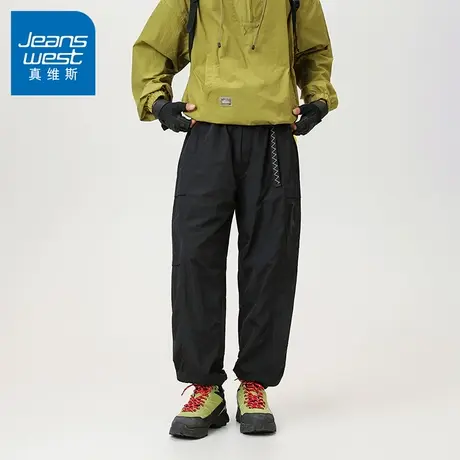 N5真维斯男士工装裤2025新款秋季潮流宽松户外冲锋束脚裤男款裤子商品大图