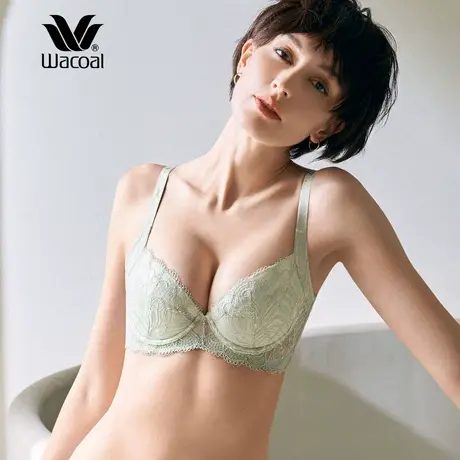 华歌尔Wacoal PS蕾丝聚拢侧收副乳调整形文胸女士内衣 WB3723图片