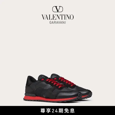 【24期免息】华伦天奴男士 CAMOUFLAGE NOIR ROCKRUNNER 运动鞋商品大图