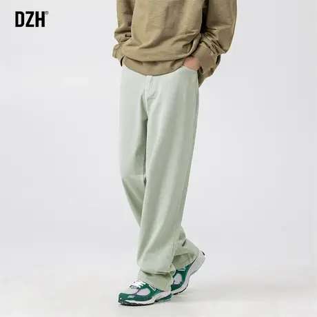 男士牛仔裤潮牌男美式复古水洗工装裤子2023新款休闲裤运动裤长裤商品大图