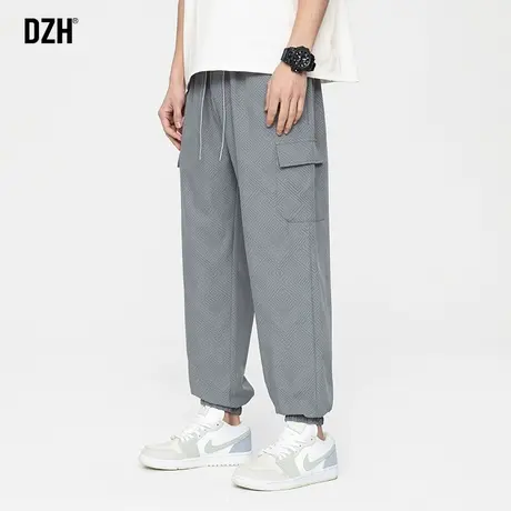 男生休闲裤男春夏款潮流韩版裤子2023新款宽松束脚男裤百搭哈伦裤商品大图