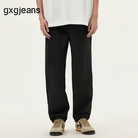 gxg.jeans男装 黑色基础休闲通勤九分裤西裤男裤薄款 25年夏新品图片