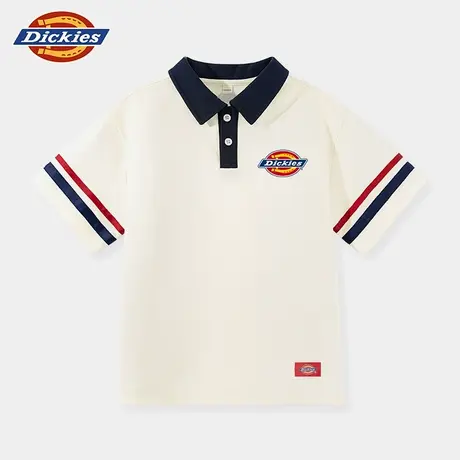 Dickies童装男童短袖t恤夏季儿童美式休闲体恤男孩夏款polo衫潮A图片