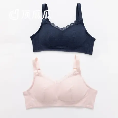 顶瓜瓜文胸女款四季款顶呱呱甜美浪漫蕾丝超柔养护螺纹女士文胸图片