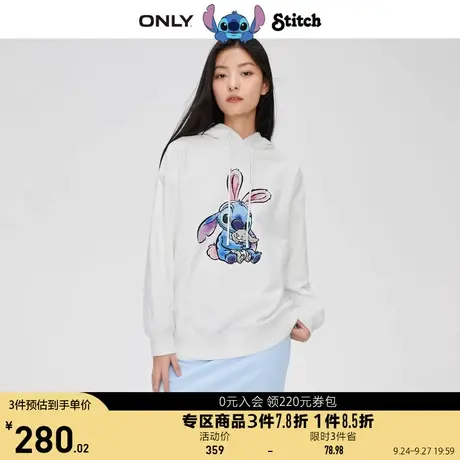 ONLY奥莱2023夏季新款迪士尼史迪奇DISNEY联名宽松卫衣商品大图