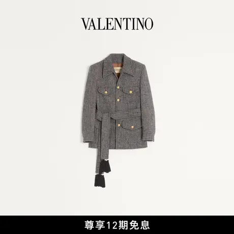 [秋冬新品][12期免息]华伦天奴VALENTINO男士 VALENTINO 羊毛夹克商品大图