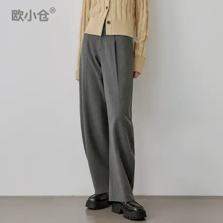 【直播间专享】ins博主香蕉裤 显高超模裤 梨型友好阔腿裤图片