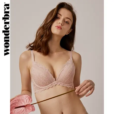 WONDERBRA【空气精油杯】A-C秒升杯蕾丝性感大胸薄显小强支撑内衣商品大图