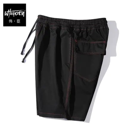 伟臣潮牌大码男装夏季新品男式休闲短裤胖子加肥加大肥佬五分裤男商品大图