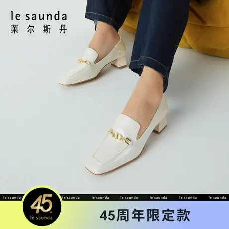 【45周年限定款】莱尔斯丹春夏商场同款羊皮乐福女单鞋40115图片