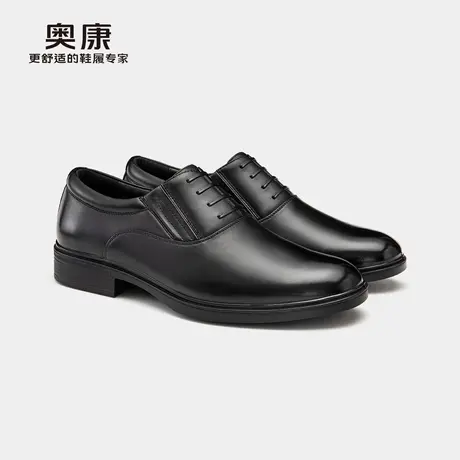 AOKANG奥康春秋季新款通勤商务正装皮鞋男时尚百搭办公室工作鞋商品大图