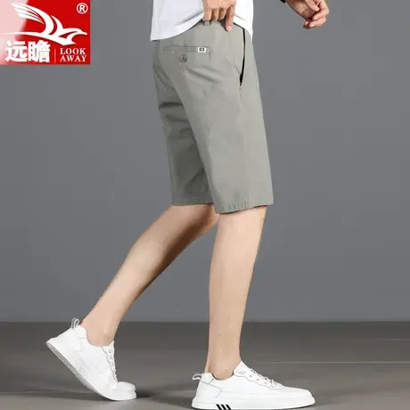 休闲短裤男士夏季薄款宽松潮流纯棉中裤潮牌外穿运动五分裤子男款商品大图