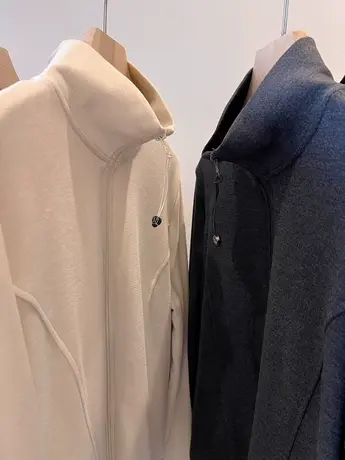 酥软发热德绒卫衣 韩国立领双拉链修身显瘦内搭运动上衣 外套女冬图片