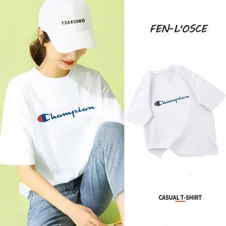 白色纯棉短袖T恤女洋气减龄百搭2023年新款宽松韩版夏季半袖上衣商品大图