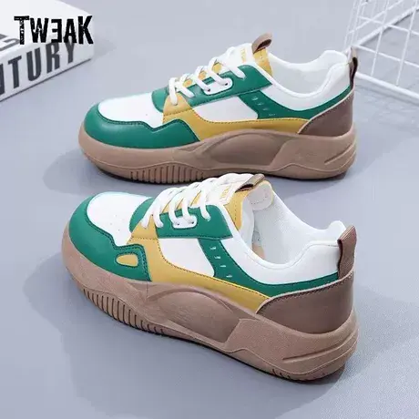 TweakTWEAK正品小白鞋2023春季新款板鞋厚底百搭运动女潮鞋图片