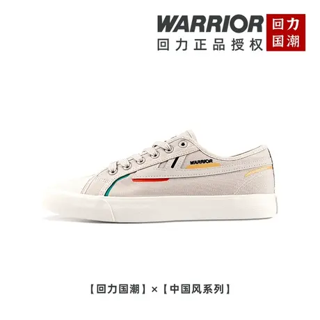 回力帆布鞋女2023春季新款中国风休闲百搭运动情侣款低帮帆布鞋男商品大图