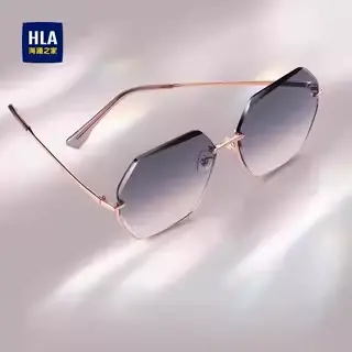 HLA/海澜之家太阳镜女款2025新款开车防紫外线眼镜高级感小脸墨镜图片