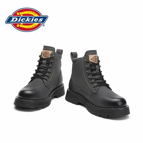 Dickies马丁靴男高帮2025秋季新款男鞋工装靴秋冬款男士休闲靴子图片