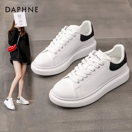 达芙妮奥特莱斯折扣官网小白鞋女2022新款百搭透气运动鞋板鞋女鞋商品大图