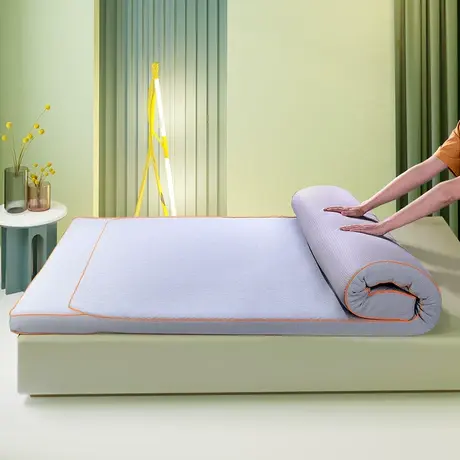 富安娜记忆棉床垫席梦思家用海绵薄垫学生单人宿舍床褥榻榻米软垫商品大图