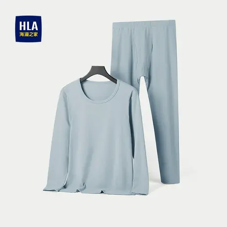 HLA/海澜之家内衣套装25新磨毛远红外蓄热锁温保暖弹力秋衣秋裤男商品大图