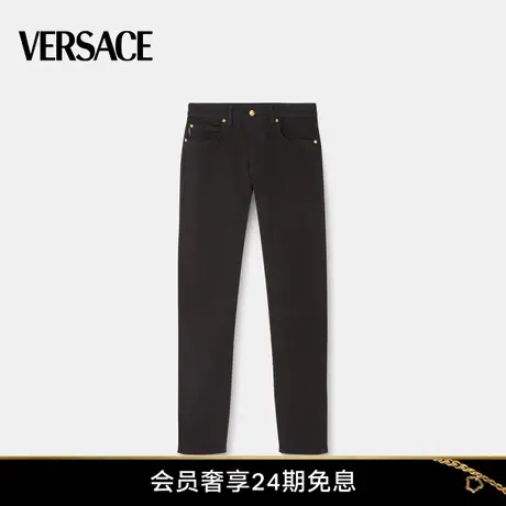 VERSACE/范思哲 男士La Medusa修身棉质五袋牛仔裤图片