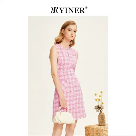 YINER音儿专柜女装2022冬季新款连衣裙8C32505880图片