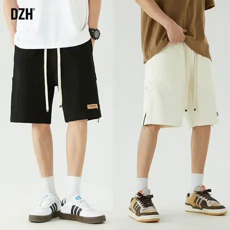 男士健身运动短裤休闲宽松五分裤男夏季大裤衩美式裤子篮球裤中裤商品大图