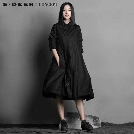 S·�R＼🎀CONCEPT【🎁新品】🎂圣迪奥随意风双层门襟式上衣S15380591图片