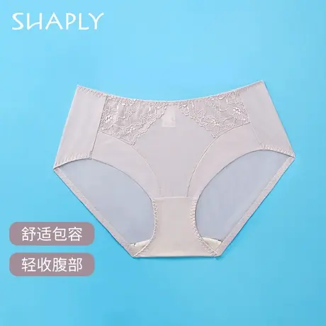 Shaply/莎莲妮舒适亲肤透气女士内裤中腰大码不卡裆性感蕾丝内衣商品大图