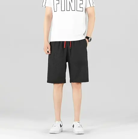 冰丝短裤男五分裤夏季薄款宽松外穿大裤衩子潮牌速干中裤休闲裤子商品大图