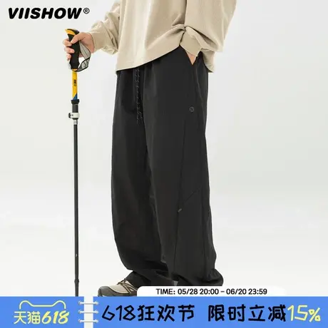 VIISHOW工装裤男2025年春季新款潮牌休闲裤子美式机能伞兵休闲裤商品大图