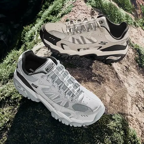 Skechers斯凯奇醒山|男鞋2025夏季新款徒步鞋透气户外运动休闲鞋商品大图