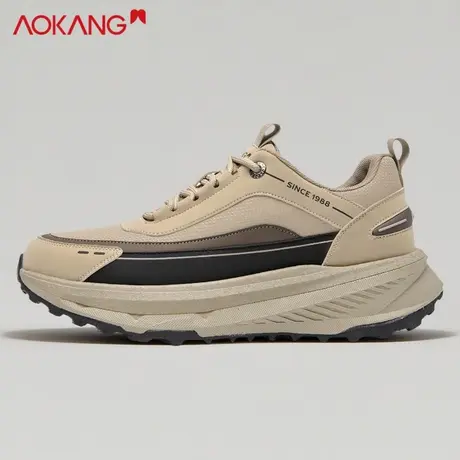 奥康男鞋运动鞋男士休闲鞋厚底增高老爹鞋新款秋季轻便百搭潮鞋男商品大图