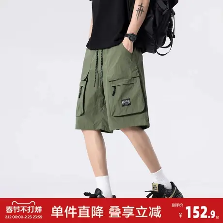 唐狮2026春夏季新款男薄款工装休闲短裤户外薄款运动风五分裤男款图片
