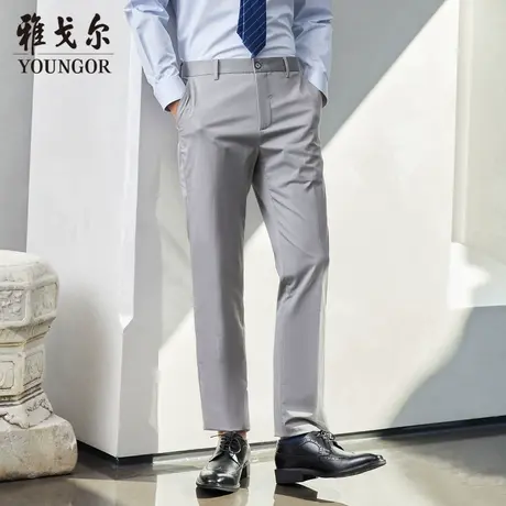 雅戈尔奥莱 商场同款男士长裤秋季新款官方商务休闲长裤男商品大图