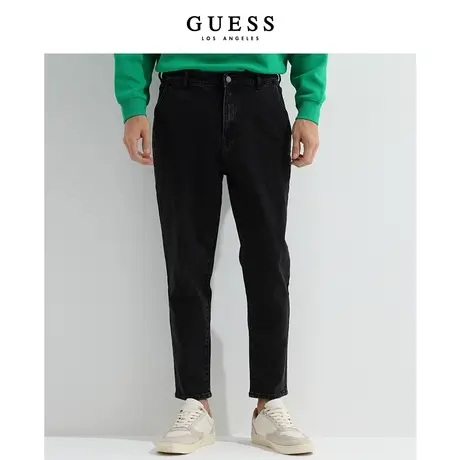 GUESS款男士水洗垂体学院风牛仔裤-X2BA33W55R0商品大图
