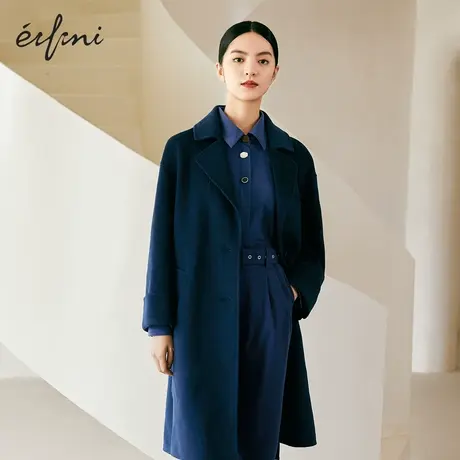 【商场同款】伊芙丽衬衫女2021秋冬季新款设计感小上衣1CA324421图片