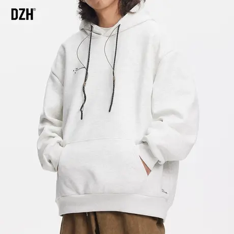 男生连帽卫衣男春秋款套头潮牌休闲外套2024年春季新款男装打底衫商品大图