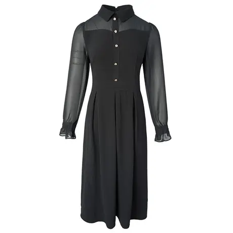 爱朴【直播专享】气质大码胖mm高端法式连衣裙商品大图