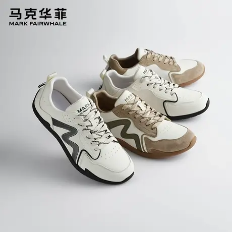 马克华菲熊猫德训鞋男夏季阿甘鞋夏季运动休闲板鞋复古百搭潮鞋子图片