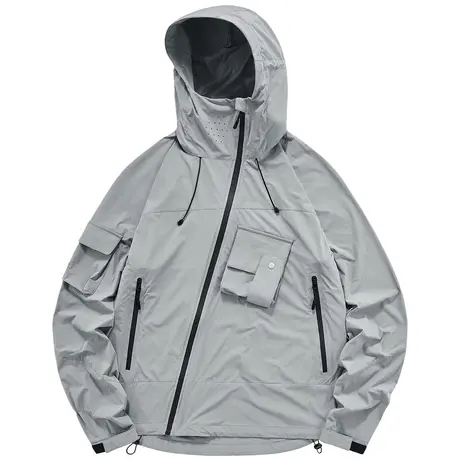 VIP机能风冰丝防晒衣服男夏季轻薄透气多口袋皮肤衣户外钓鱼外套商品大图