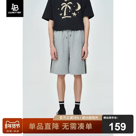 Lilbetter短裤男士新款2024夏季裤子宽松休闲运动外穿五分中裤潮商品大图