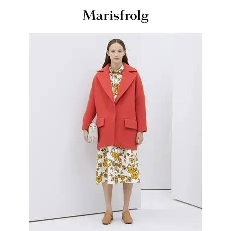 【奥莱清仓保暖季特价 】玛丝菲尔毛呢外套商品大图