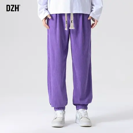 男士秋季男款裤子宽松束脚裤2023年新款休闲男裤春夏款潮流哈伦裤商品大图